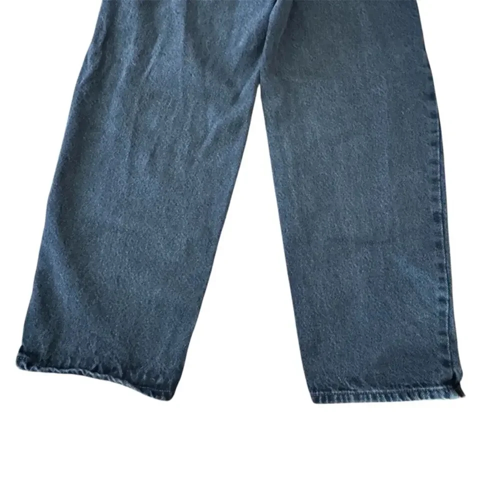 Empyre Ultra Loose Fit Skate Jeans Black Wash Internal Drawstring Size 25